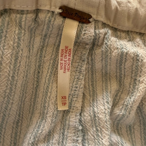 Free People Runyon Oversized Stripe Pants XS excellent condition - Picture 9 of 10